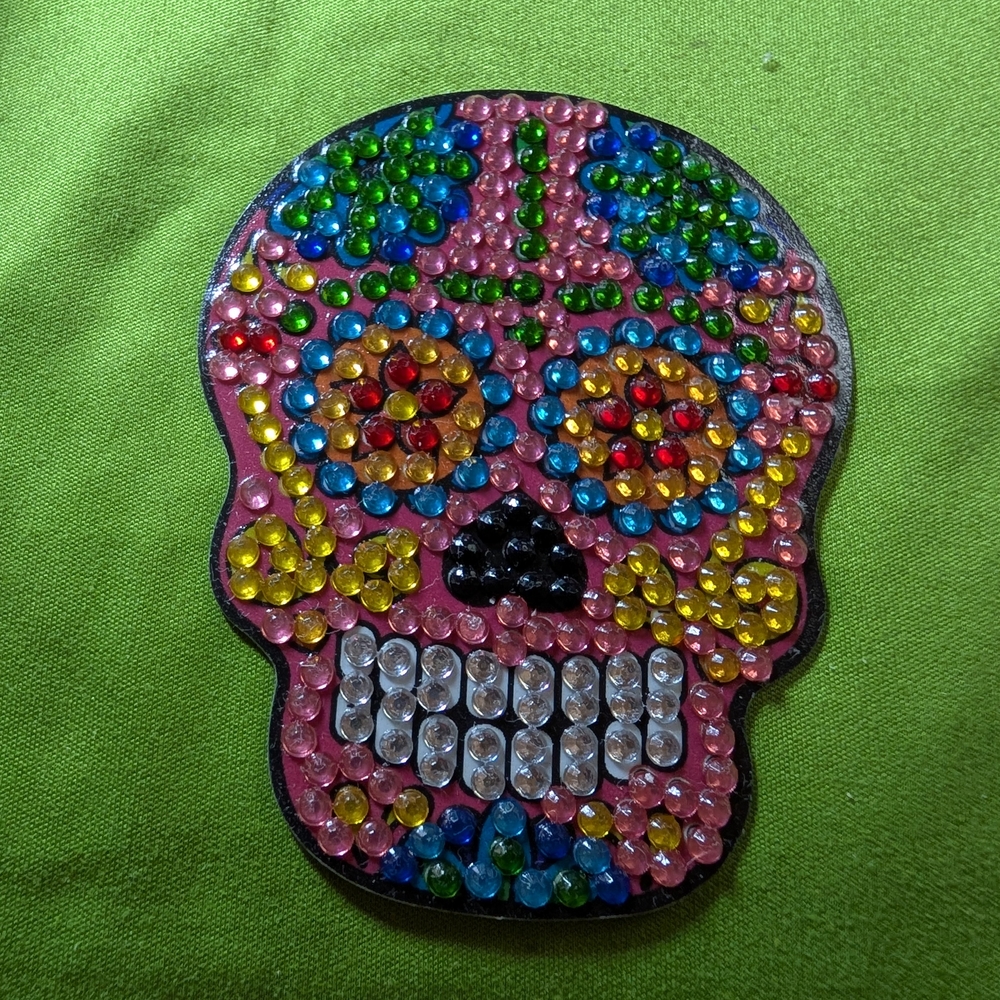 5 For $10 Colorful Sugar Skull Magnet